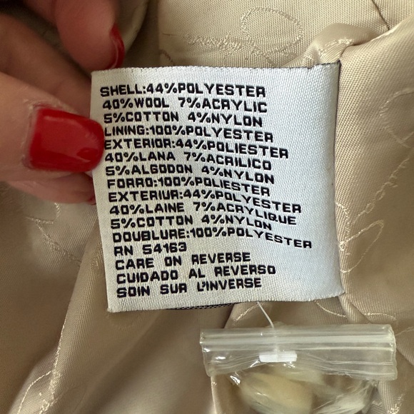 Jessica Simpson Cream Trench Coat - Picture 5 of 5